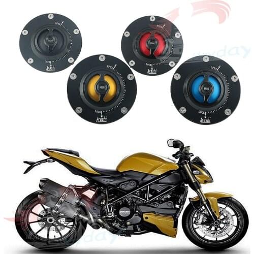 Motorcycle Gas Cap Oil Fuel Tank Cover For DUCATI STREETFIGHTER/STREETFIGHTER S 2009 2010 2011 2012 2013 2014 2015 16 17 18 19 2