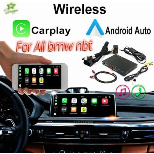 Wireless Apple Carplay Android Auto Module Air play For BMW NBT X1 X3 X4 X5 X6 F10 F20 F30 F32 F33 F36 F10 F11 F07 GT