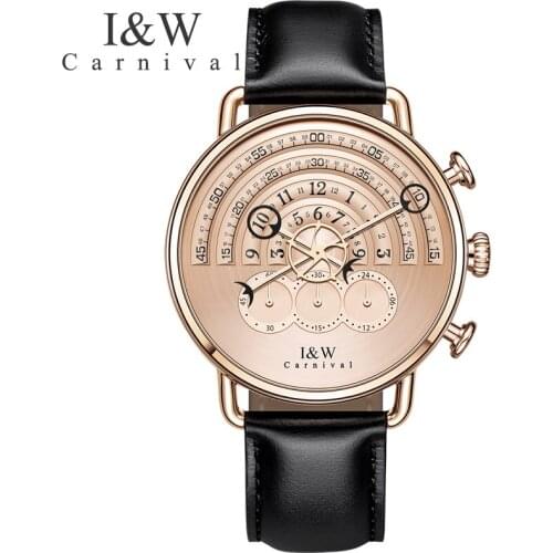 CARNIVAL Men Quartz Sport Watch Chronograph Military Army Watches Clock Men Top Brand Luxury 2017 New Creative Watch Men Relogio