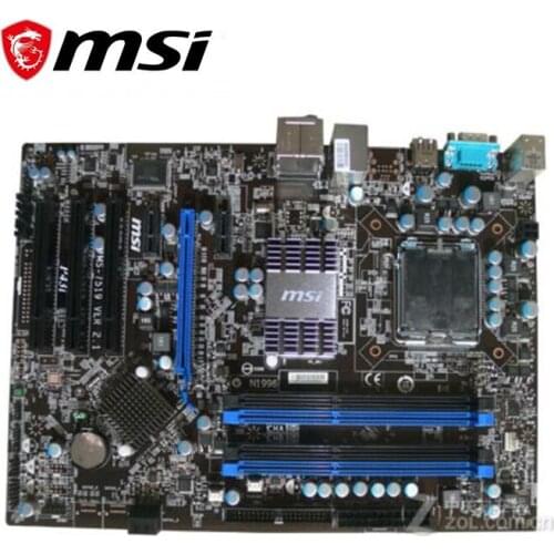 For MSI P43i Motherboard LGA 775 DDR3 8GB For Intel P43 Desktop Mainboard SATA II PCI-E X16 Used