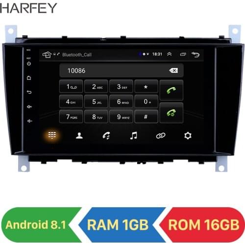 Harfey 8" Android 8.1 GPS Car Stereo for Mercedes Benz C Class C55 / CLC Class W203 /CLK Class W209 /CLS Class W219 2004-2011