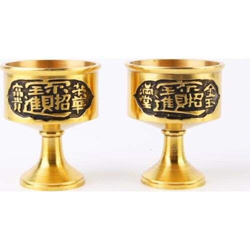 China Copper glass Buddhist temple supplies