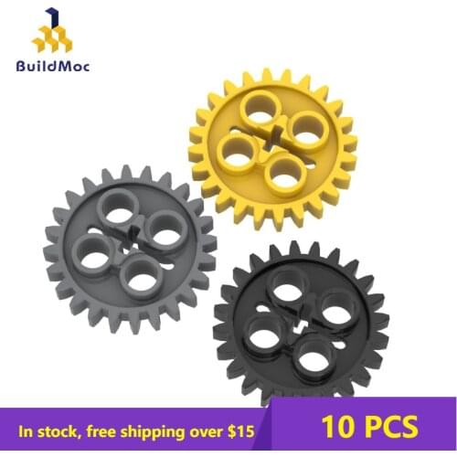 10PCS MOC 3648 24505 high-tech Changeover Catch For Building Blocks Parts DIY Bricks Bulk Model Educational Kids Toys