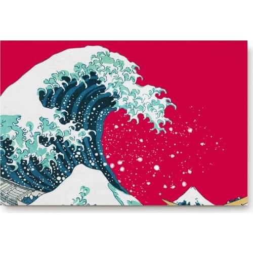 Kitchen Mat Wave Boat Doormat Home Decoration Anti-Slip Entrance Door Mats Kitchen Carpet Door Mats Outdoor