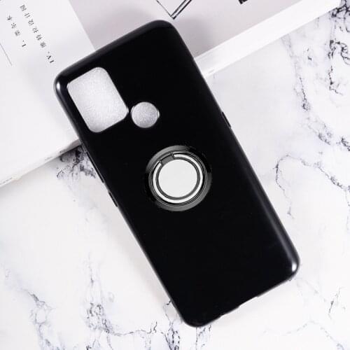 For Tecno Pova LC7 Back Ring Holder Bracket Phone Case Phone TPU Soft Silicone Cover