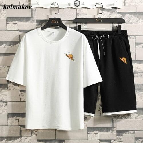 New Arrival Summer Style Men Boutique Short Shirt Set Fashion Casual High Quality Solid Mens Leisure Two-piece Shorts M-4XL