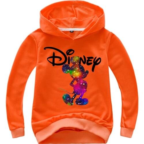 Mickey Minnie Boys Girls Casual Sweatshirt Kids Hoodies Long Sleeve Sweatshirt Children Clothes