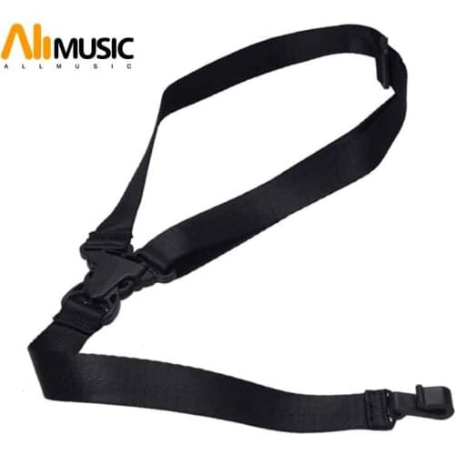 Professional Black Adjustable Nylon Ukulele Guitar Strap