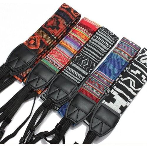 Camera Shoulder Neck Strap Vintage Style Canvas Camera Shoulder Neck Strap Belt for Nikon for Canon for Sony for DSLR Camera