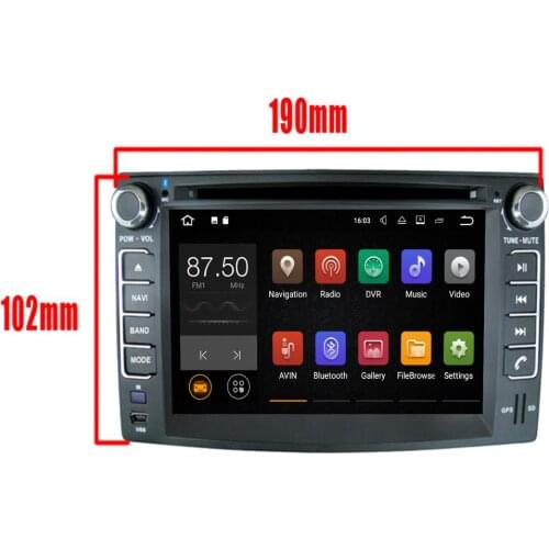Android 10 system 4+32G car radio player for kia Cerato Spectra Sorento Picanto Carnival LOTZE universal wifi BT RDS FM