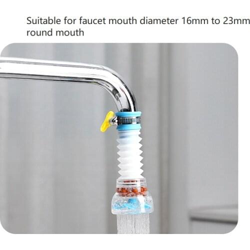 Faucet Extender 360 Degree Adjustable Water Saving Splash-Proof Home Gadgets Water Tap Extension Filter Kitchen Accessories