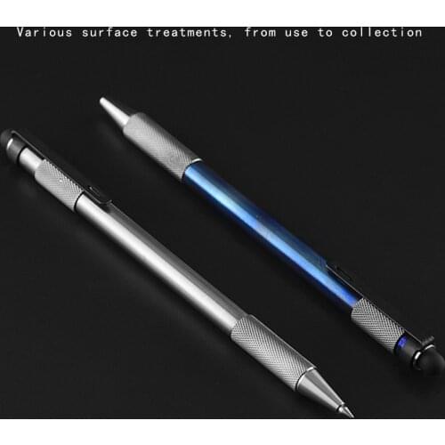 High Quality Simple Luxury Titanium Alloy Defense Pen Tactical Pen Tungsten Alloy Broken Window And Touch Screen Head EDC Tools