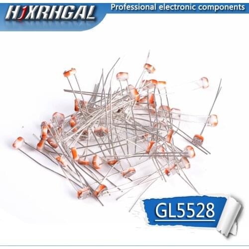 1pcs 5528 light dependent resistor photoresistor resistor 5mm photosensitive resistance 35511 hjxrhgal