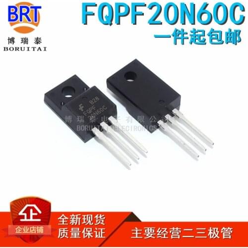 10pcs/lot FQPF20N60 TO220 20N60 20N60C FQPF2060C FQPF20N60C TO-220
