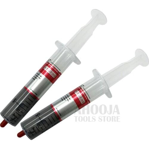 2pcs/lot HT-GY260 Thermal Conductive Paste Conductivity Thermal Heatsinks Cooling Paste For PC CPU Chip Cooling Silicon Grease