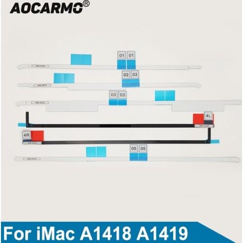 Aocarmo For iMac A1418 21.5 inch LCD Display Adhesive Strip Sticker For Apple Mac All-In-One 27 Inch A1419 LCD Adhesive Tape
