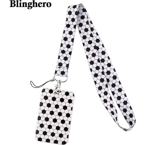 CB518 Football Lanyard For Key ID Card Passport Gym USB Badge Holder DIY Hanging Rope Lariat Lanyards Boys Gift