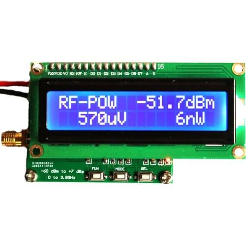 HP368 Digital RF Power Meter 50Hz~3.8GHz -60～+7 dBm Radio Frequency Measuring Module 0.1 dBm Accuracy