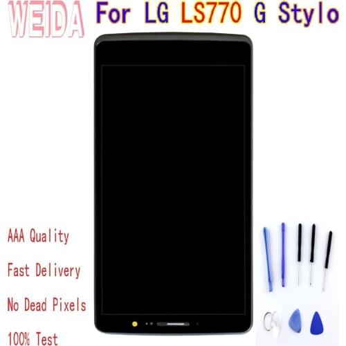 For LG LS770 G Stylo H635 H631TN LCD Display Touch Screen Digitizer Assembly Without Frame with free tool