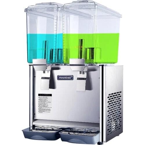 Two-Cylinder Juice Machine Drink Container 12L *2 Commercial Juice Dispenser Cool & Mixing Beverage Machine 220v 280W 1pc