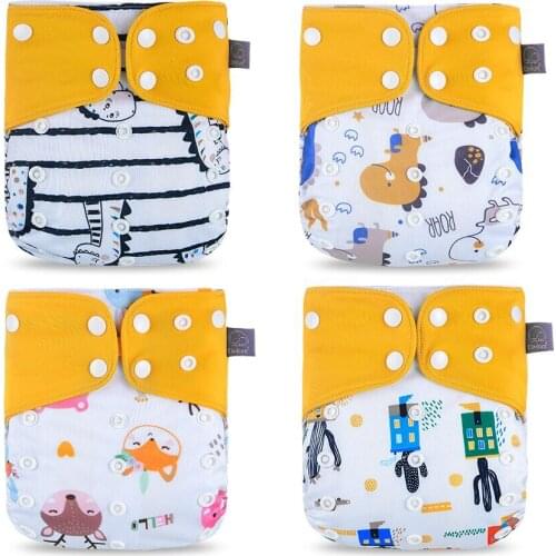 Elinfant Wholesale 200pcs（50set） Gray Mesh Cloth Inner Pocket Cloth Diaper Adjustable Washable Cloth Washable for 3-15kg Baby