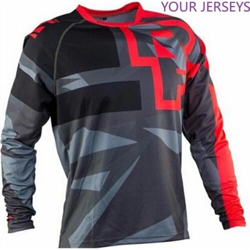 Moto Mountain downhill Bike long sleeve cycling Jersey DH MX RBX MTB racing clothes Off-road Motocross maillot ciclismo FXR FXR