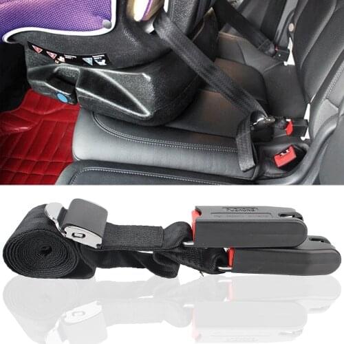Isofix/Latch Interface Connection Strap 2-point Strap Fixing Band Car Child Safety Seat Belt Universal Adjustable