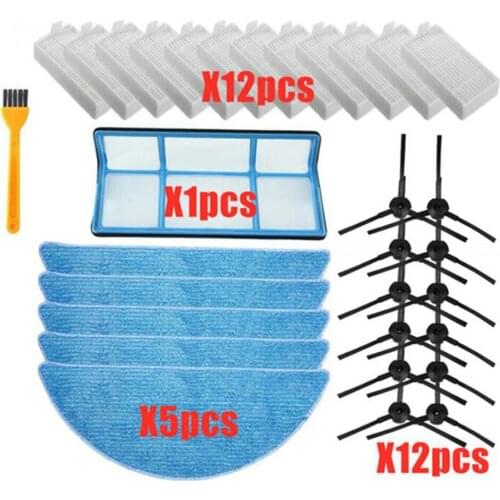 Blesiya Filter Kit Replacement for ILIFE V3/V5/V5S Robot Vacuum Cleaner