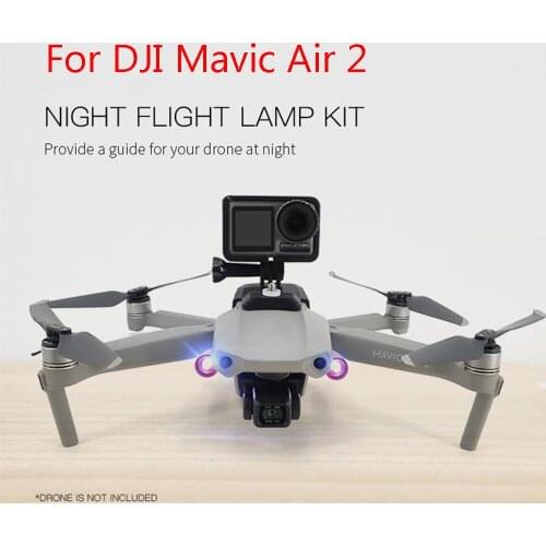 MAVIC AIR 2 LED Light signal lamp kit Expansion Parts Night Flying Kit Camera Holder Bracket For DJI Mavic Air 2 Drone Accessory