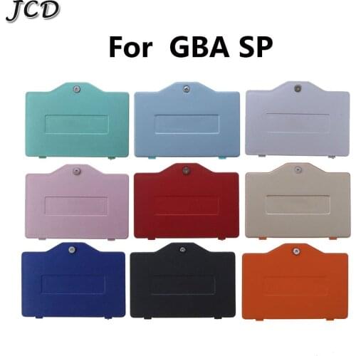 JCD Battery Cover Back Door Cover with screws Replacement for Gameboy Advance SP for GBA SP Console