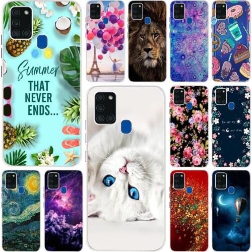 DIY Soft Silicone Phone Case For Samsung Galaxy A21s Case Mobile Phone Accessories For Samsung A21s SM-A217F/DSN Back Cover