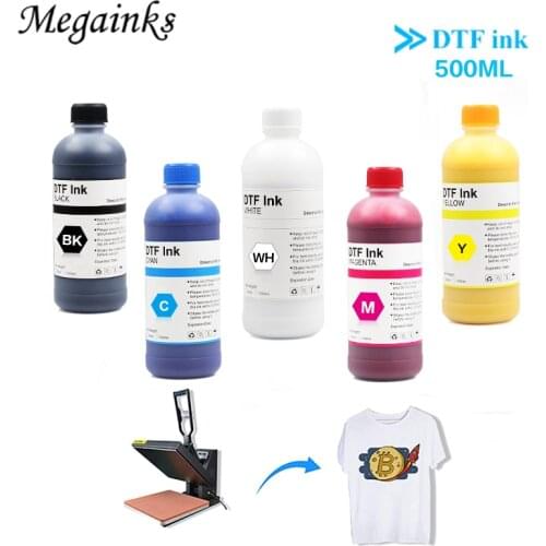 500ML*5PCS DTF ink kit for direct transfer film for PET film DTF ink all desktop & large format DTF printer