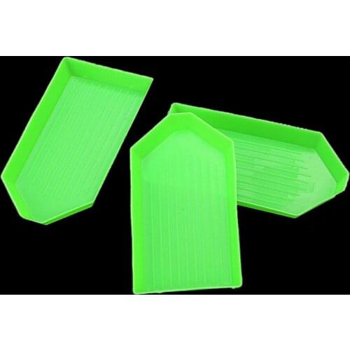 10/20/50/100 Pieces Of Box Diamond Painting Tool Accessories Tray 5D DIY Diamond Painting Storage Box Diamond Brush Plate