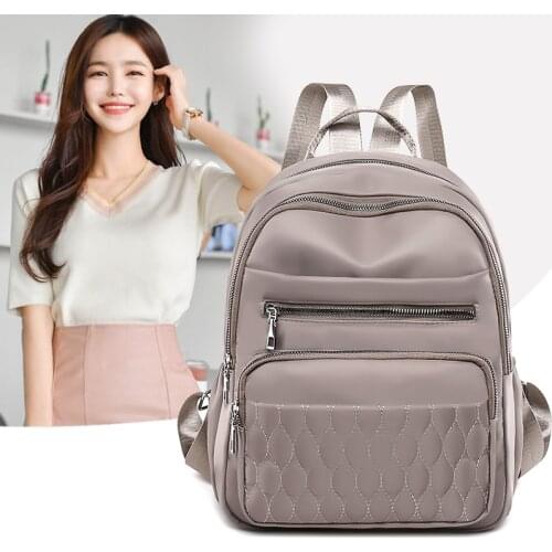 2021 New Backpack Fashion Women Backpack New Trend Female Backpack Fashion School Bag Teenager Girl Nylon Shoulder Bags Female
