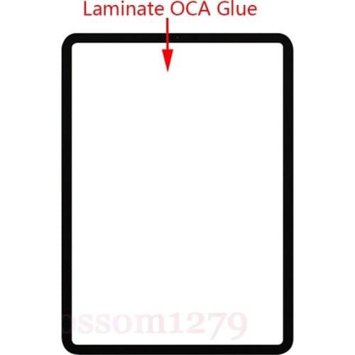 1Pcs Laminate OCA Front Glass (Not Touch Digitizer) For iPad mini 4 5 6 7 8 9.7 Pro 10.2 10.5 10.9 11 LCD Display Outer Panel