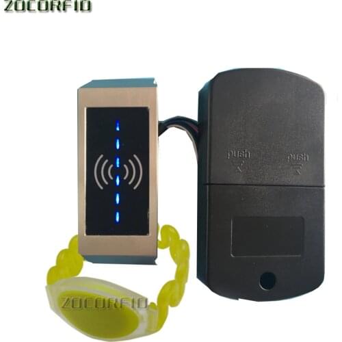 RFID Lock stainless steel Electronic Cabinet Drawer Locks with master key card for Sauna/Swimming/Gym/Fitness