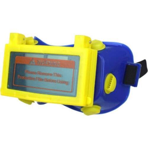 Solar Automatic Variable Light Welding Glasses with Dual Lens Welding Protection Eye Cover Professional Argon Arc Weld Glasses