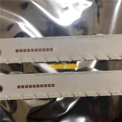 New 1 PCS 72LED LED backlight strip for Samsung UE55K5510AK UA55K6300 BN96-39508A 39509A LM41-00238A 00301A V6EY_550SM0_LED72_R4