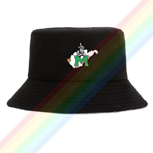 Angry Cow Mascot Basketball Map Marshalla Cotton Top Comfortable Bucket Cap Men Women Hiking Fishing Hat Two-side