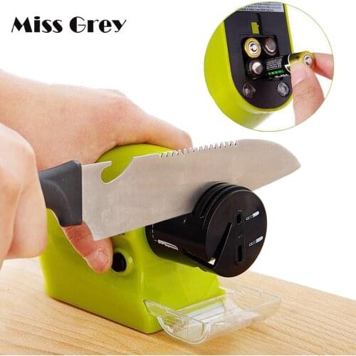 Professional Electric Knife Sharpener for Knives and Scissors Multifunctional Sharpening Machine for Kitchen Tools Accessories