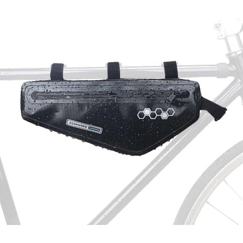 Bicycle Frame Front Tube Triangle Bag Waterproof Cycling Bike Pouch Holder Saddle Panniers Road Bicycle Pannier Bike Accessories