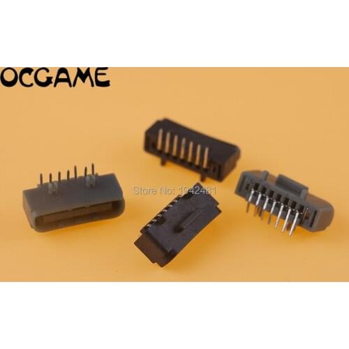 OCGAME 60pcs/lot Black & Grey Repair Replacement Parts Power Charging Socket Plug USB Interface Socket For Xbox 360 Controller