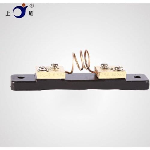 1Pcs Grade A FL-2 Shunt 7.5A 10A 15A 20A 25A 30A 40A 50A 75mV Welding Machine Brass Resistor DC Shunts