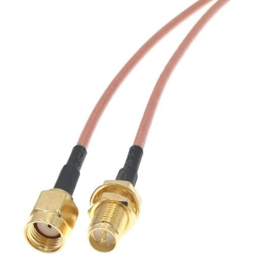 10pcs RP-SMA Male To RP-SMA Female RG316 8" 20CM RF Pigtail Jumper Cable