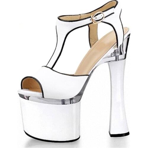 17-18 cm super high heels with model with dress shoes Shoe heels on sale stage performance Recommend sell like Dance Shoes