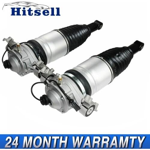 2pcs Rear Air Suspension Air spring shock absorber air strut For Audi Q7 VW Touareg Cayenne 7P6601020K 7P6616019K 95835804014