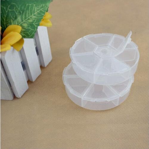 2020 High Quality Plastic 6 Compartments Jewelry Bead Storage Box Container Organizer Wholesale