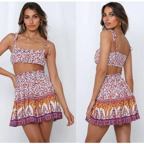 2021Spring Street hipster womens clothing skirts suit fashion casual set one piece dropshipping