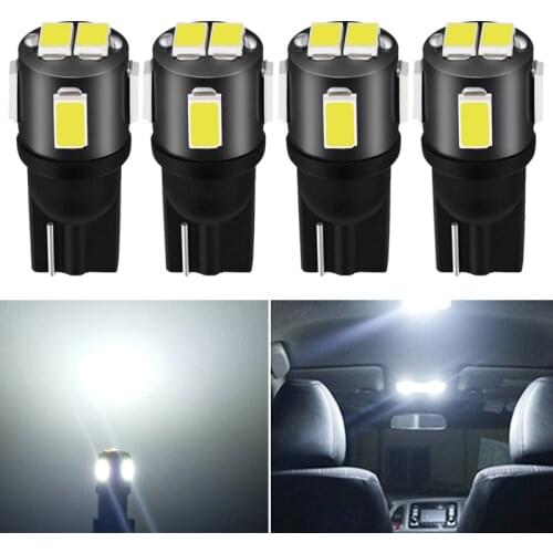 4pcs W5W T10 LED Interior Car Lights For Dacia Duster Logan Sandero Stepway Lodgy Mcv 2