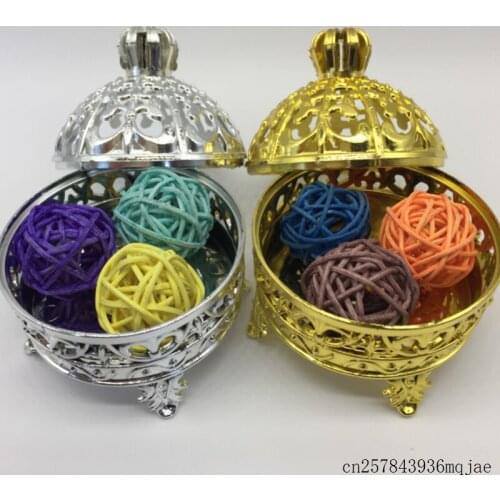 50pcs Crown Candy Boxes Large Capacity Chocolate Gift Box Creative Wedding Party Baby Shower Favors Gold and Silver Color